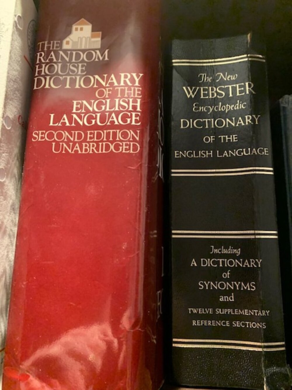DICTIONARIES, HARD BOUND AND ALSO PAPERBACK WITH ALL-DICTIONARY, THESARUS, SPELL